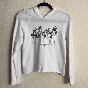 Billabong long sleeve cropped hooded sweatshirt size YL but can fit an adult XS